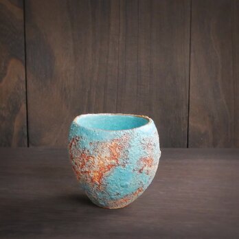 弥生小壺 no.18 wild turquoise