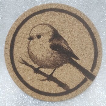 コースター　シマエナガ