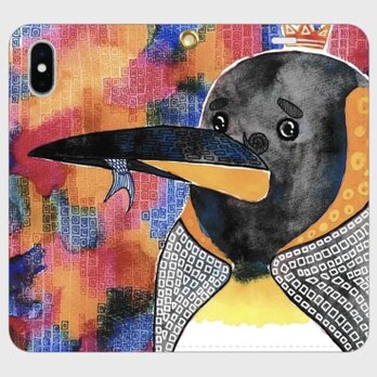 氷海の王が語る静寂の午後｜キングペンギン・オルマーレ公爵の帯なしiPhoneケース