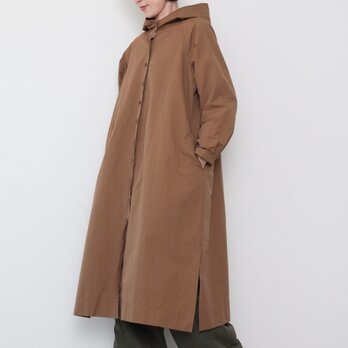 Hoodie gown / caramel