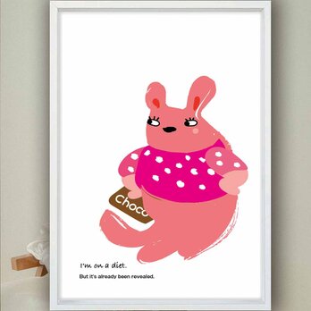 ダイエット　送料無料 　イラスト　A4〜A0　ポスター　アートポスター　アート/sei検索新着順　2031