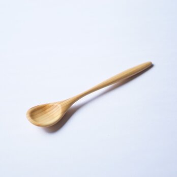 木のデザートスプーン（ひのき）A002-1