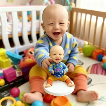 写真から作るオーダーメイドフィギュア｜子供・キッズの成長記念にのギフト｜赤ちゃん似顔人形｜出産祝い・誕生日プレゼント