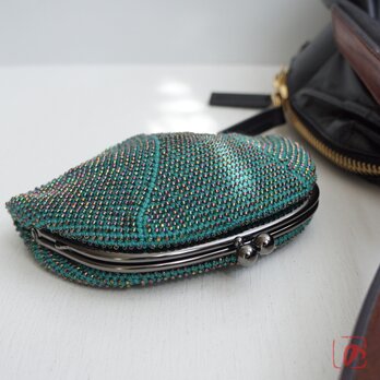 ばあば ⧉ シードビーズの格別なさらに大きめがま口（pɑ̃on・2128）