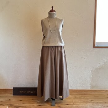 ご希望の丈でお作りします　コットンナイロン　「濃いベージュ」オーダー