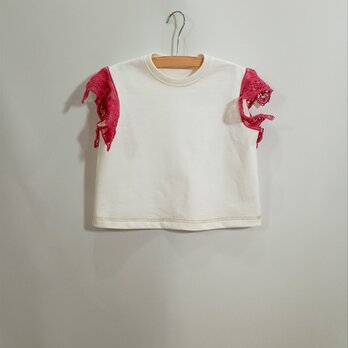 [69-1] le T-shirt à manches en dentelle [キッズ商品]