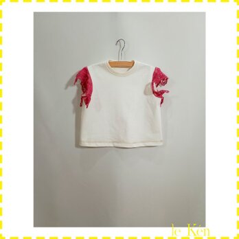 ◉sale◉　[69-1] le T-shirt à manches en dentelle [キッズ商品]