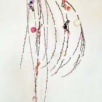 柳のもち花飾り   NYm-1 お正月ディスプレイ