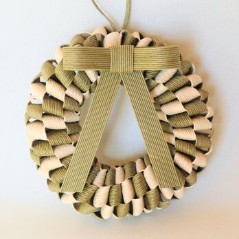 sale 優しい色のクリスマスリース  オリーブ