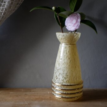 クリシー　アールデコ　フラワーベース　花器　ヴィンテージ　フランスブロカント