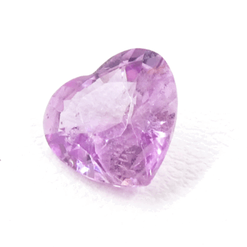非加熱 ピンクサファイア ハート ルース 天然石 MOZ0102CIBSN