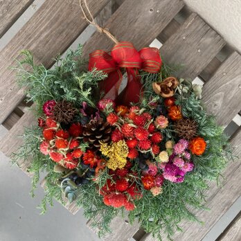 　受注　クリスマスリース（予約受注制作）