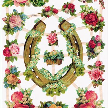 ドイツ製クロモス 幸運の蹄鉄 ラメなし　DA-CH094（Made in Germany)