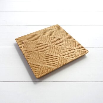 木彫プレート 栗(クリ) ナチュラル