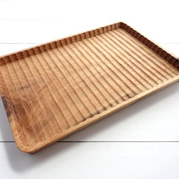 小ぶりの我谷盆 胡桃(クルミ)　ナチュラル