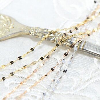 K18 リーフ ネックレス チェーン 40cm YK-AD046CI-28-40