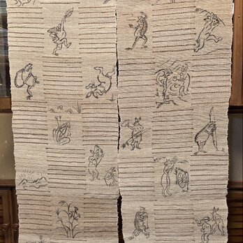 鳥獣戯画のれん　