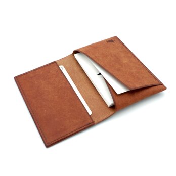 【受注生産】名刺入れ イタリアンレザー／ブラウン　-ORIGIN series-