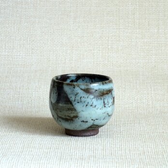 湯のみ（流れ釉a）
