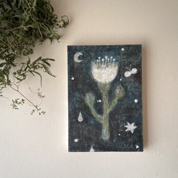 原画『小夜中にひらく花』