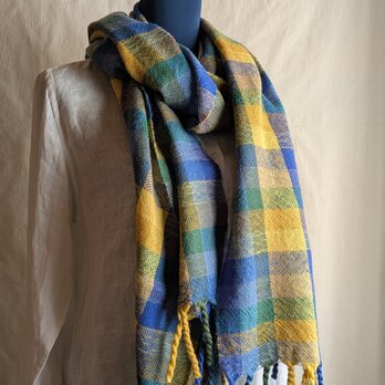手織りストール　～wool～ #29