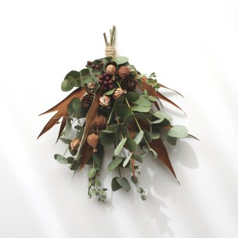 ユーカリ月桃のスワッグ