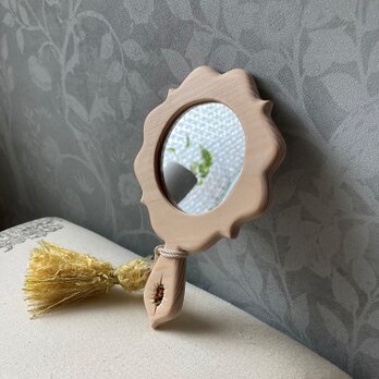 氣（木）合わせ鏡　アンバー