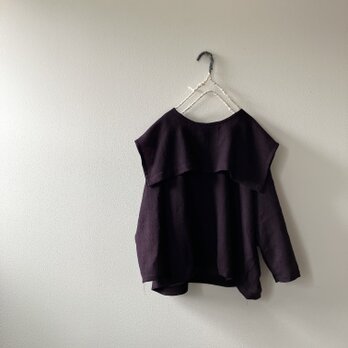 ふんわりやわらか紫色のトップス（0-to-140)