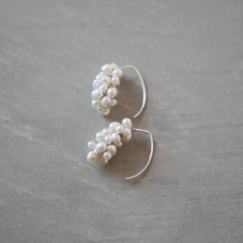 フックピアス 淡水パール