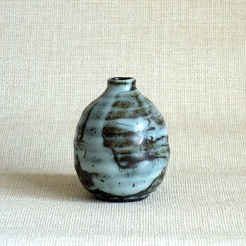 花器（銀彩 花鳥風月)