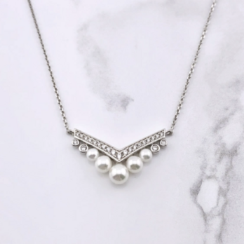 幸せのパールネックレス【高品質！送料無料！当日発送！】