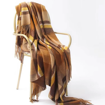 上質ウール ランケット ひざ掛け 厚く毛布 ソファカバー ブランケット ウールの膝掛け ウール100% 極暖