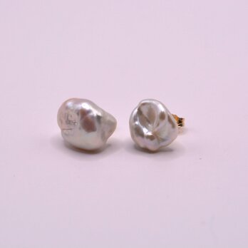 淡水ケシパールの14kgfピアス◆送料無料♪