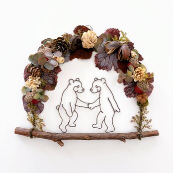 仲良しこぐまのフォレストオーナメント