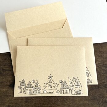 クリスマス封筒　5枚