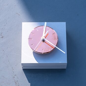 ひかりを楽しむ掛け時計〈朝焼け〉9cm｜ちいさなアート時計｜クリスマスギフト・新築祝いに｜輝きを与える光のインテリア