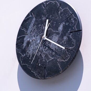 ひかりを楽しむ掛け時計〈夜空〉26cm｜おおきなアート時計｜クリスマスギフト・新築祝いに｜輝きを与える光のインテリア