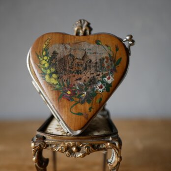 ハート形　ポルトモネ　モシュリンヌ　フランスアンティーク　ブロカントのある暮らし