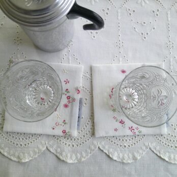 花cotton×linen DoilySet