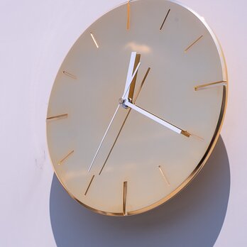 ひかりを楽しむ掛け時計〈陽光〉26cm｜おおきなアート時計｜クリスマスギフト・新築祝いに｜輝きを与える光のインテリア