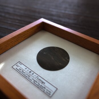 「月の標本」十三夜月｜一点物｜アートフレーム｜インテリアアート｜クリスマスギフトに｜輝きを与える光のインテリア