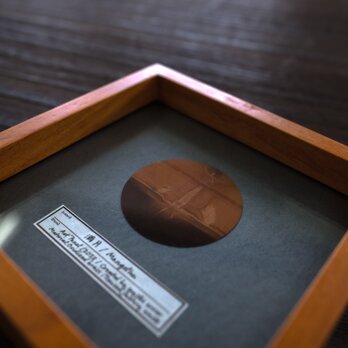 「月の標本」満月｜一点物｜アートフレーム｜卓上｜インテリアアート｜クリスマスギフトに｜輝きを与える光のインテリア