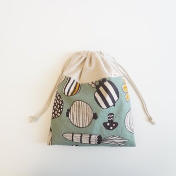 巾着　気まぐれお野菜