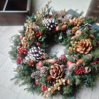 【2025クリスマス】どんぐりのwreath