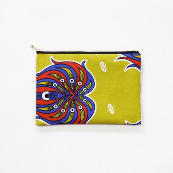 カンガのフラットポーチ （ ペンタクル ） 手帳ケース パスポート 薬手帳 通帳入れ