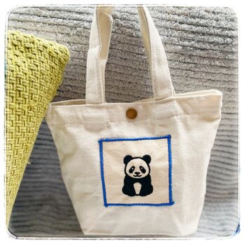 パンダのミニトートバッグ