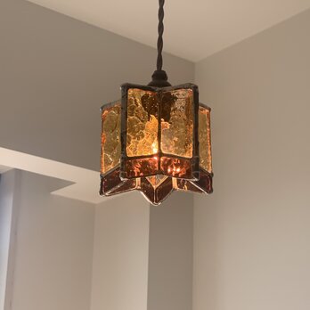 『Twinkle night』星型ランプ マーマレードブラウン