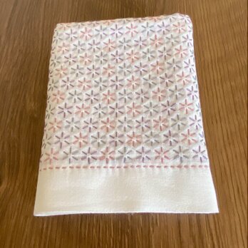 刺し子♡ふきん　(花あそび)