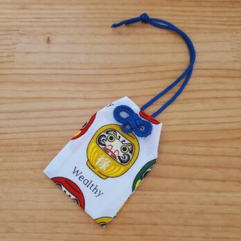 願いが叶うお守り袋 (だるま柄 )