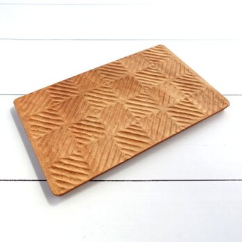 木彫プレート　栃(トチ)　ナチュラル